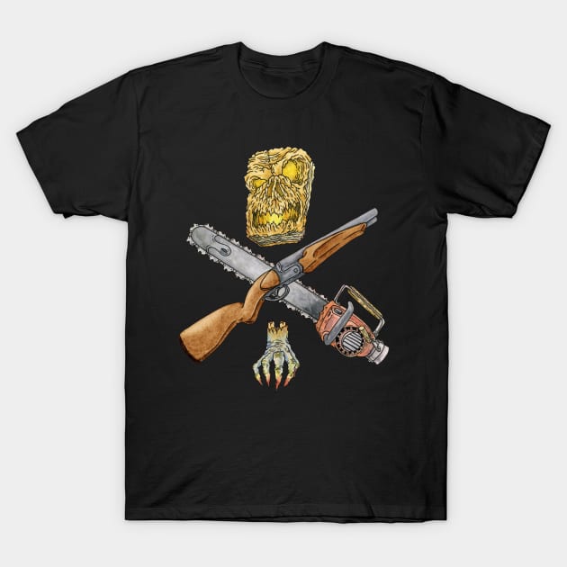 Evil Dead Crest T-Shirt by ScottBokma